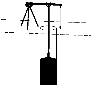 Cast-in-situ bored pile head stirring and crushing device