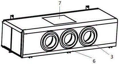 All fresh air wall-mounted jet flow air conditioner unit and control method thereof