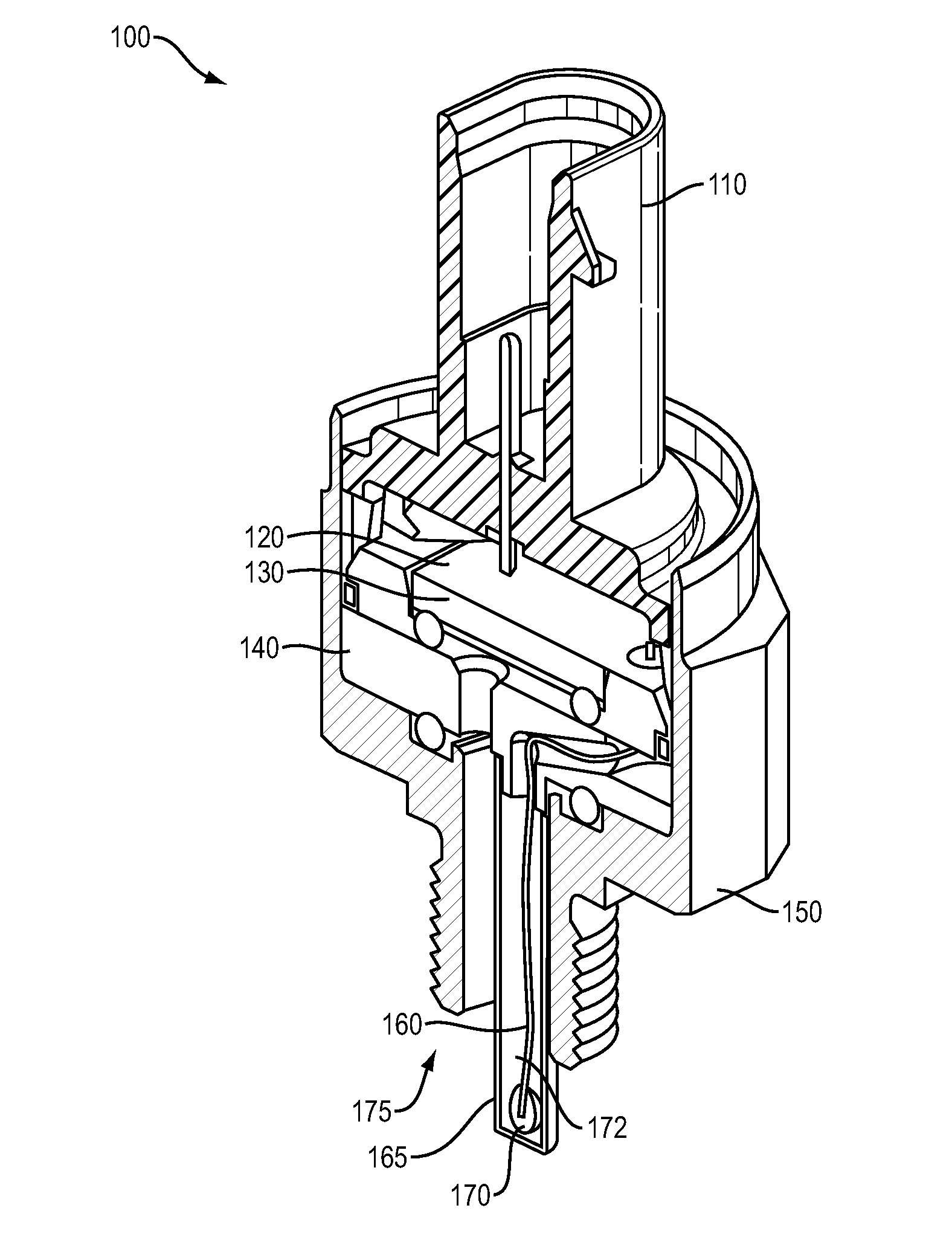 Combination pressure/temperature in a compact sensor assembly