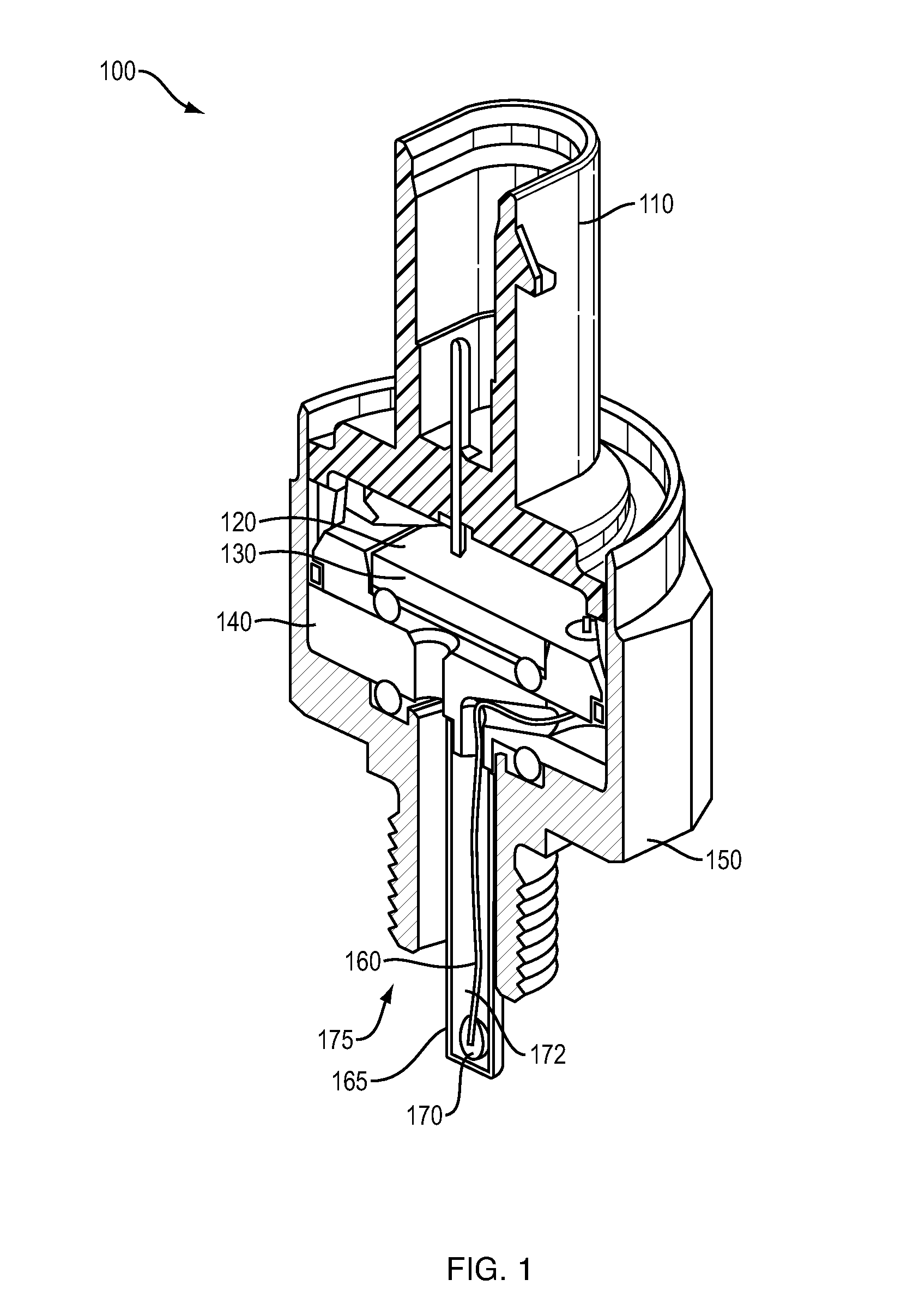 Combination pressure/temperature in a compact sensor assembly