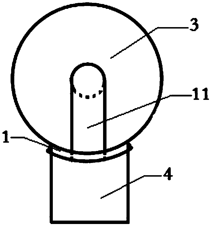 Renal sympathetic nerve removing radiofrequency ablation electrode and system