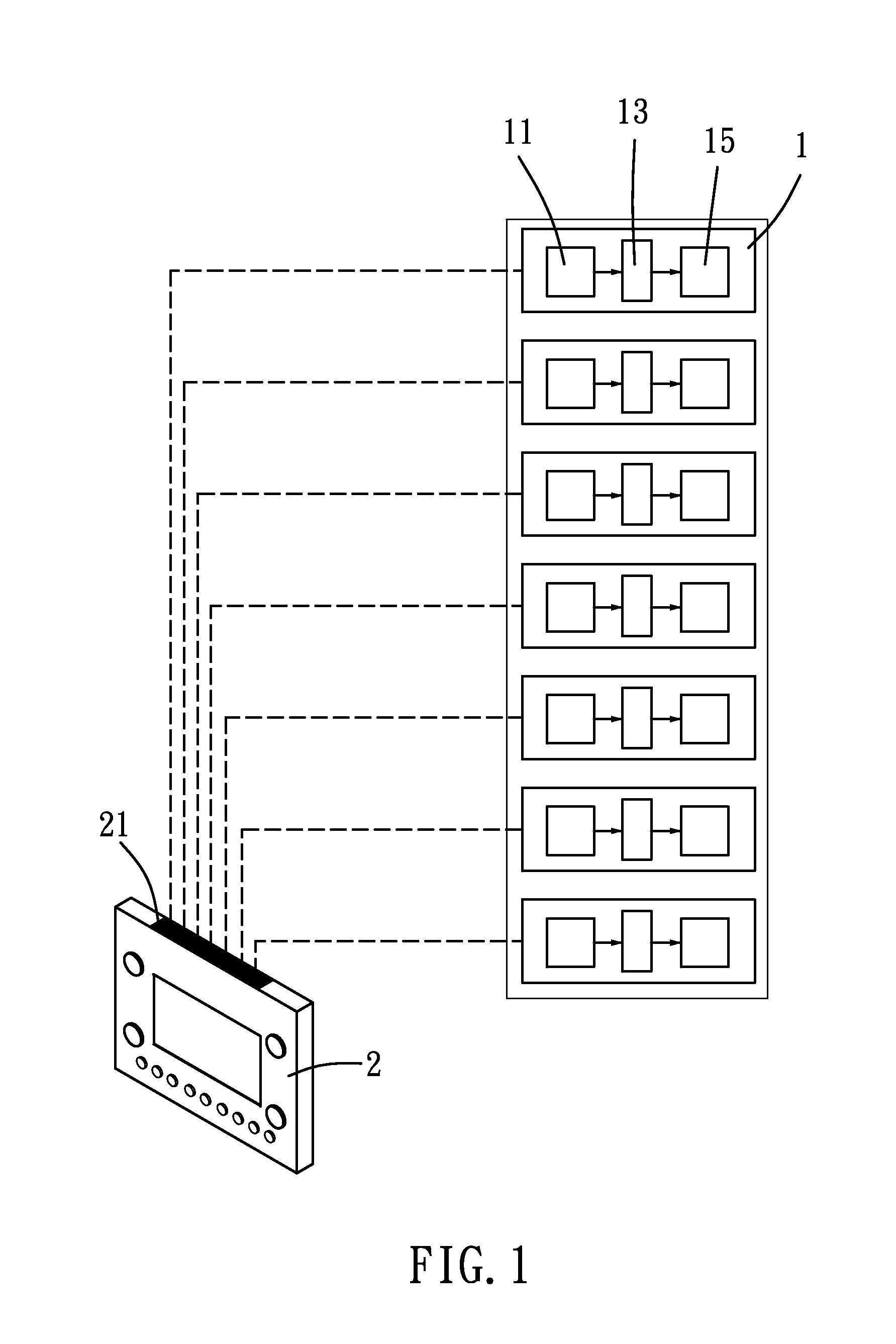 Signal transmitting device for drums