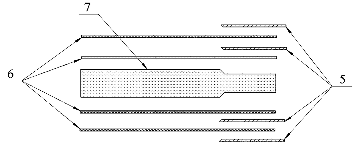 Cementing connection structure of composite material sandwich panel without surface bulges, and preparation method of cementing connection structure