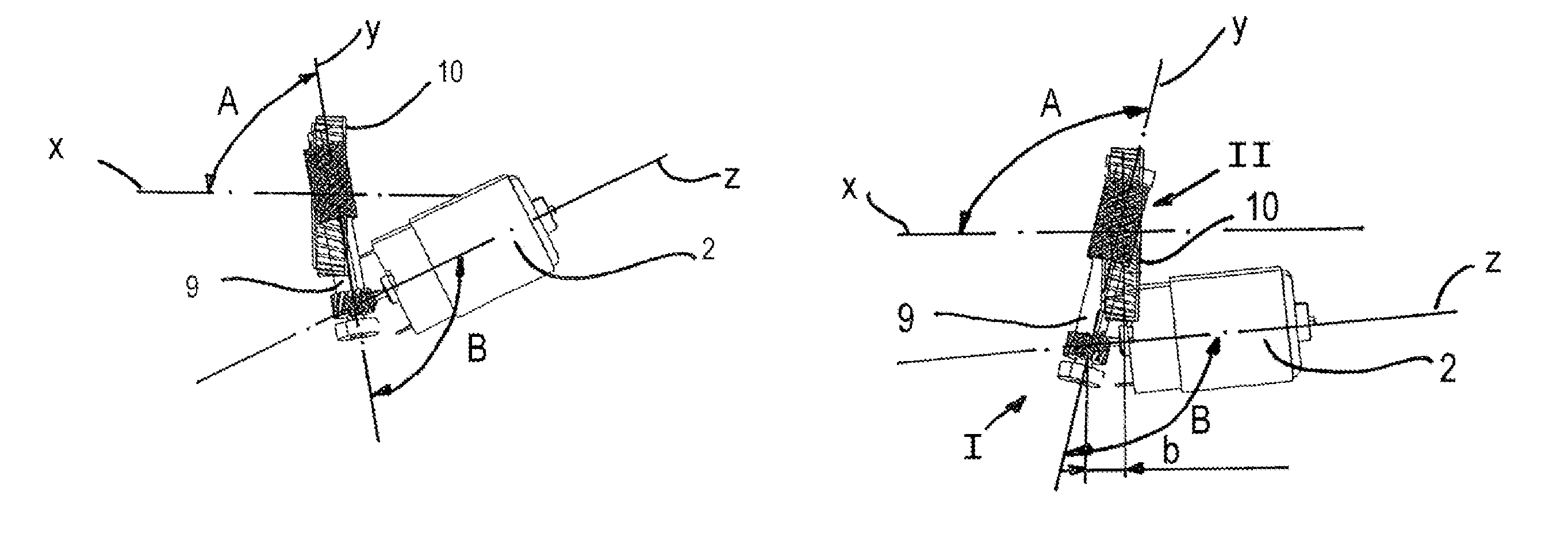 Reversible seat belt tensioner