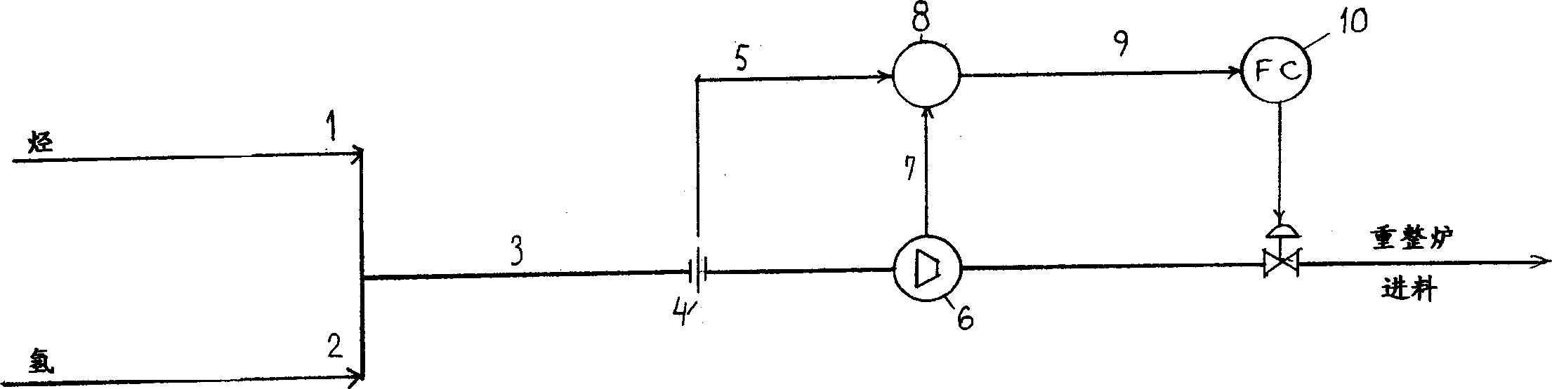 Mass flow rate and density measuring method for technological matter