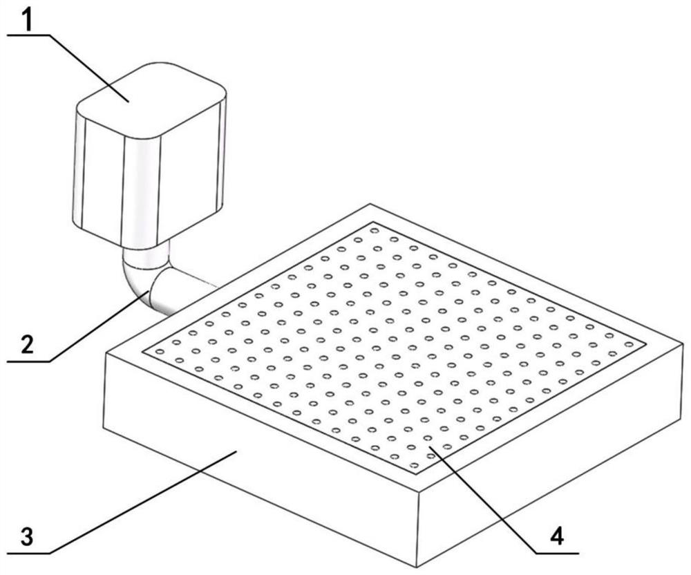 A suppression structure for space water sublimator to prevent breakdown instability