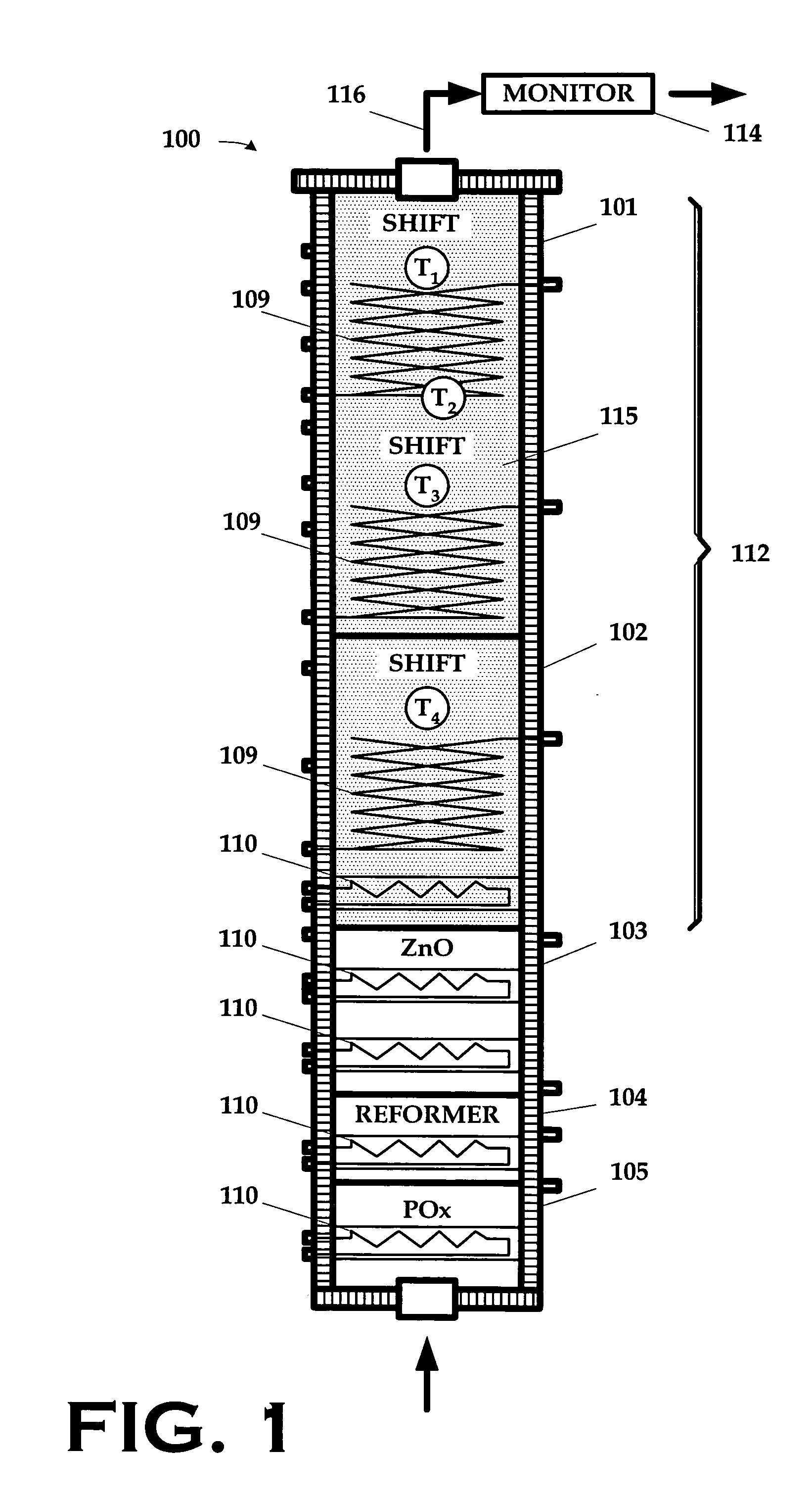 Automated control strategy for fuel processor reactor shift catalyst regeneration