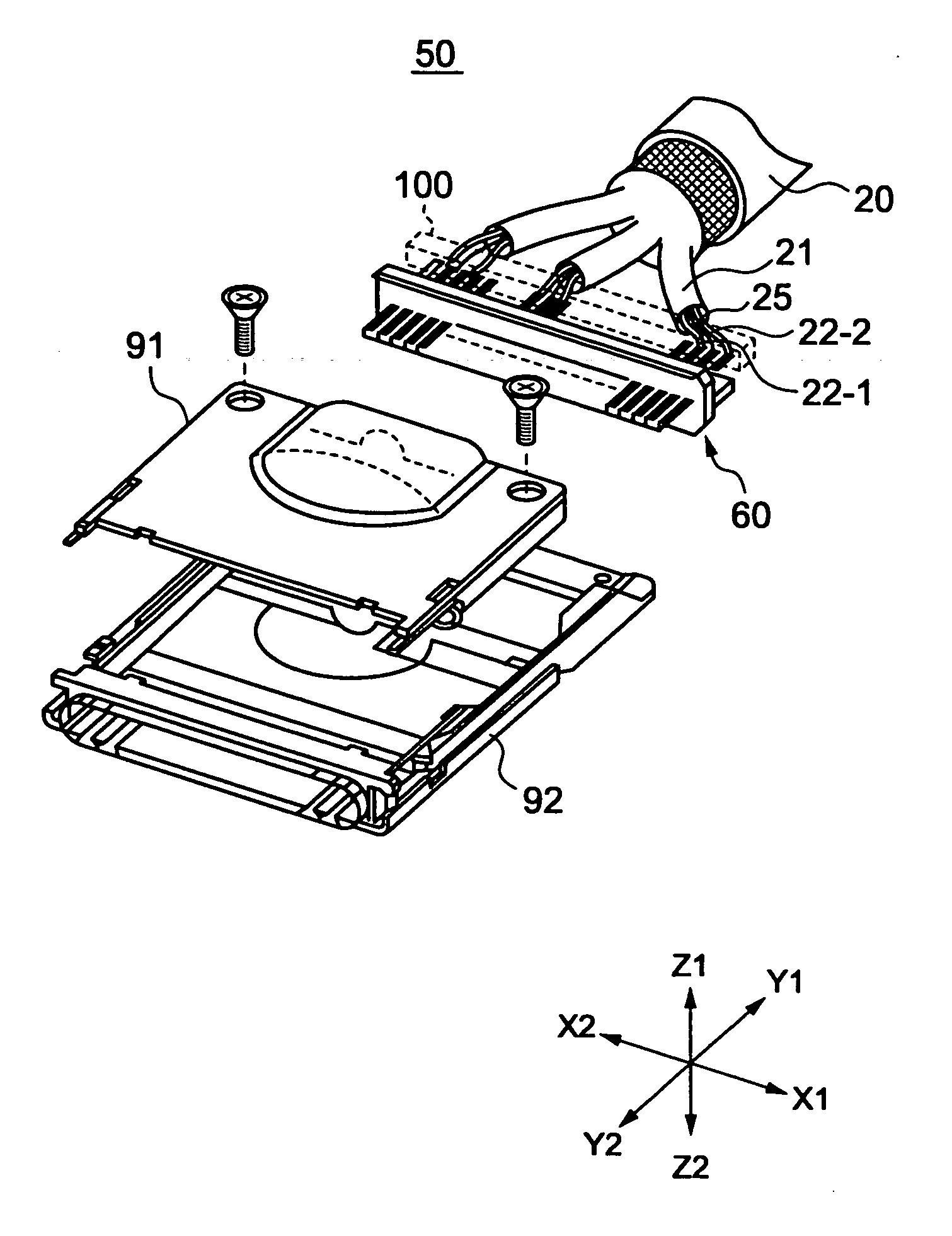 Balanced transmission cable connector