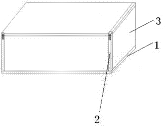 Extensible type plastic turnover box