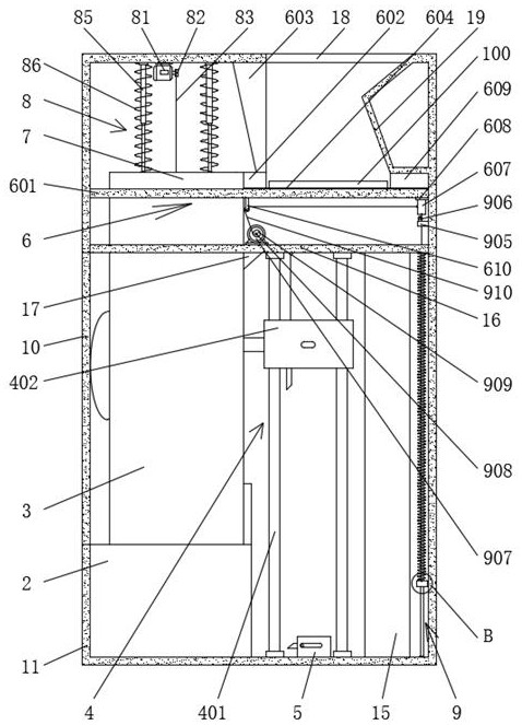 Surgical medical waste collecting and storing box