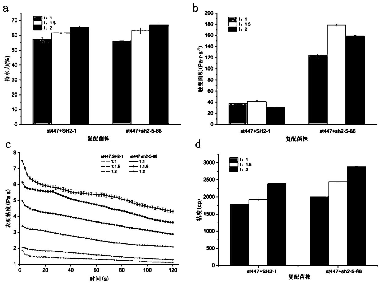 Weak post-acidification lactobacillus helveticus sh2-5-66 and application thereof