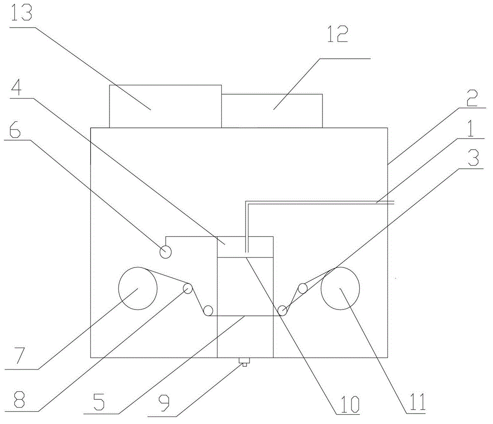 Water quality on-line monitoring method and device