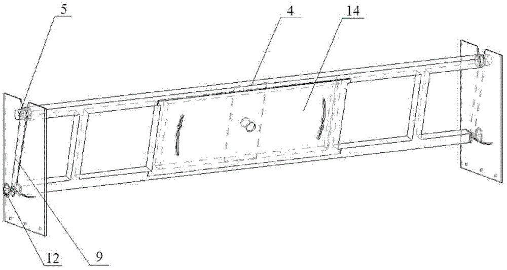 Air conditioner simulation installation test bench