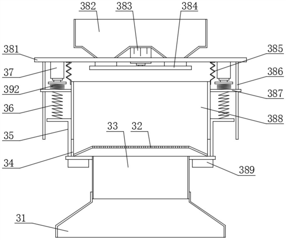 A kind of sand and gravel rapid filtering device for construction engineering