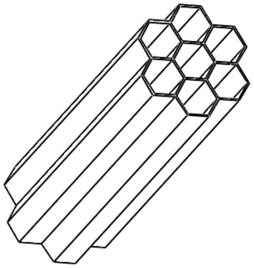 A high-strength steel transmission tower with a honeycomb structure