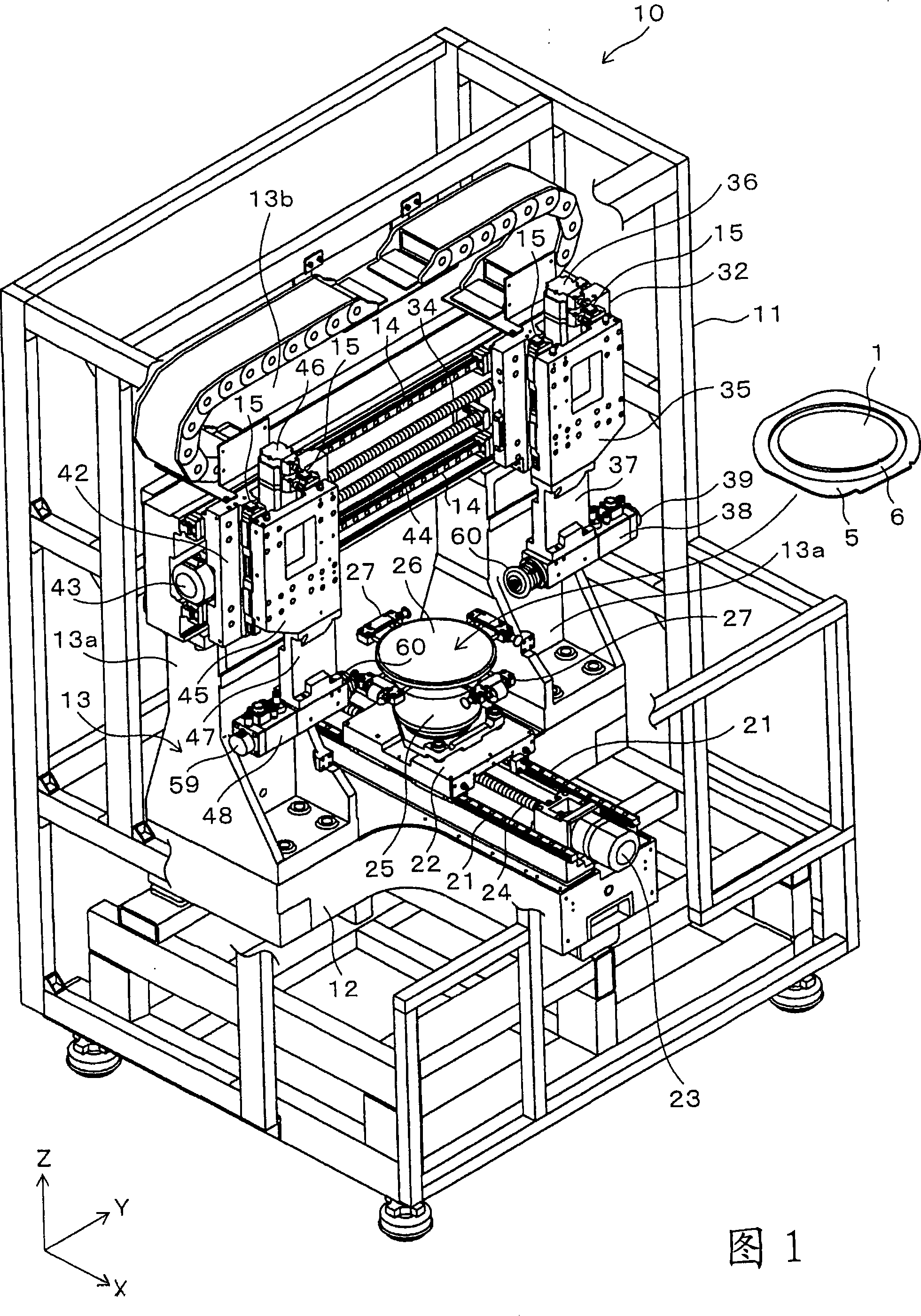 Hub-shape knife and cutting device