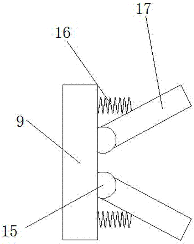 Spraying device for auto spare parts