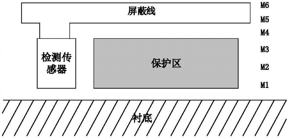 Chip top protection layer integrity detection apparatus