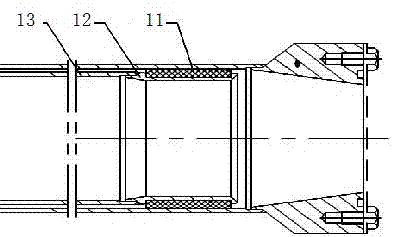 Self-filtration structure of aluminum alloy telescopic water pipe of fire truck