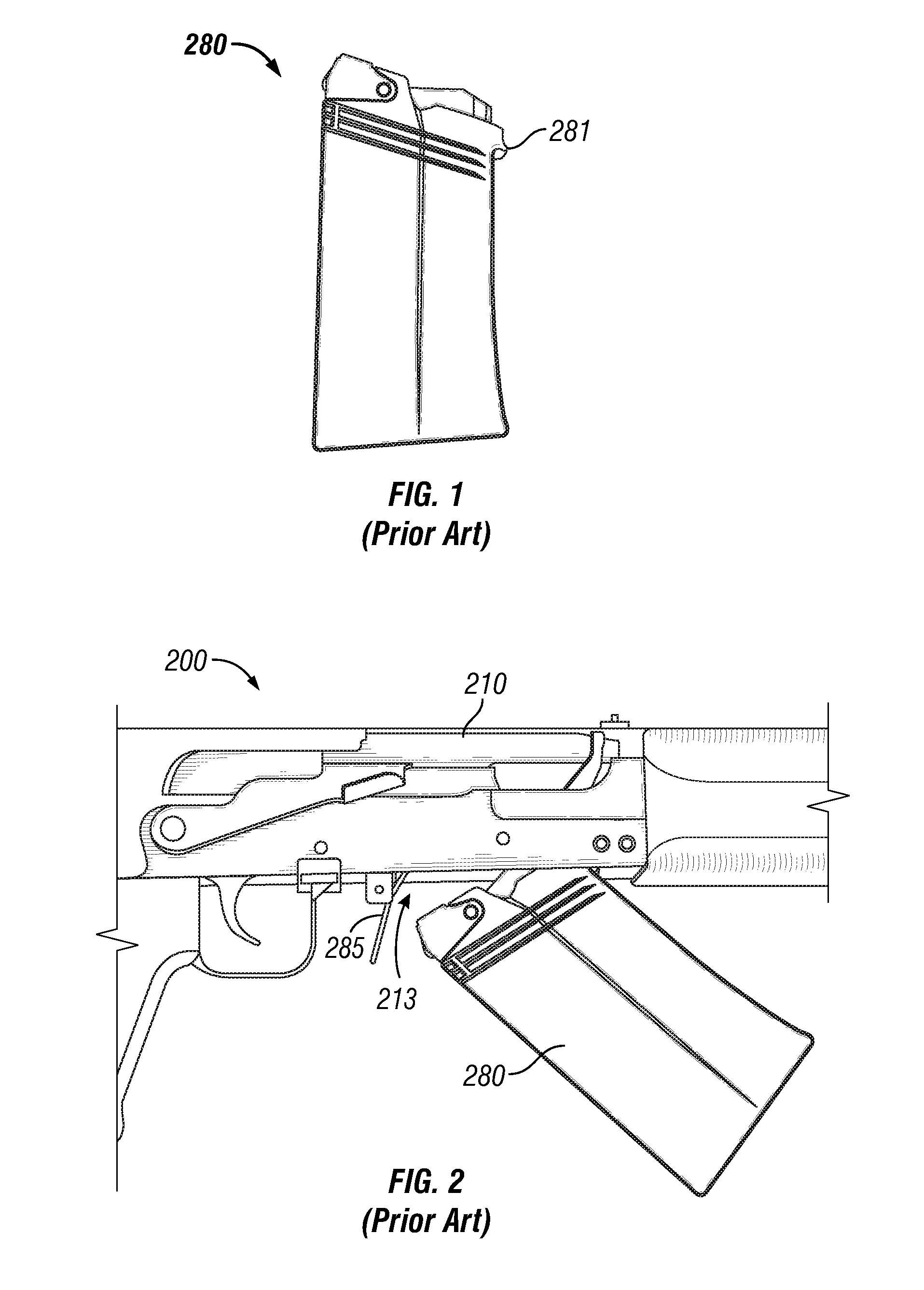 Dynamic magazine latch