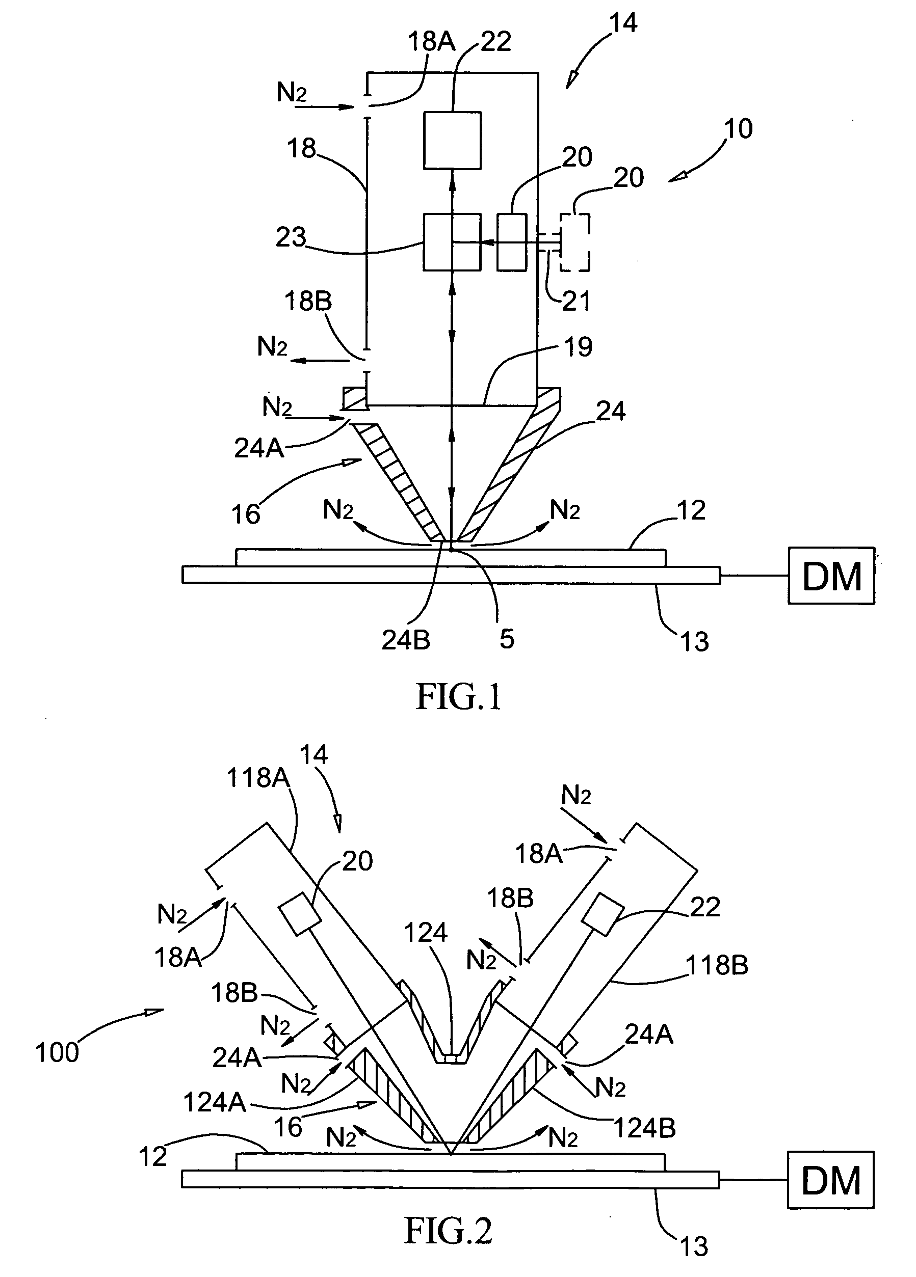 Vacuum UV based optical measuring method and system