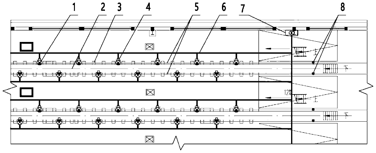 Intelligent lighting system for train depot overhaul trench