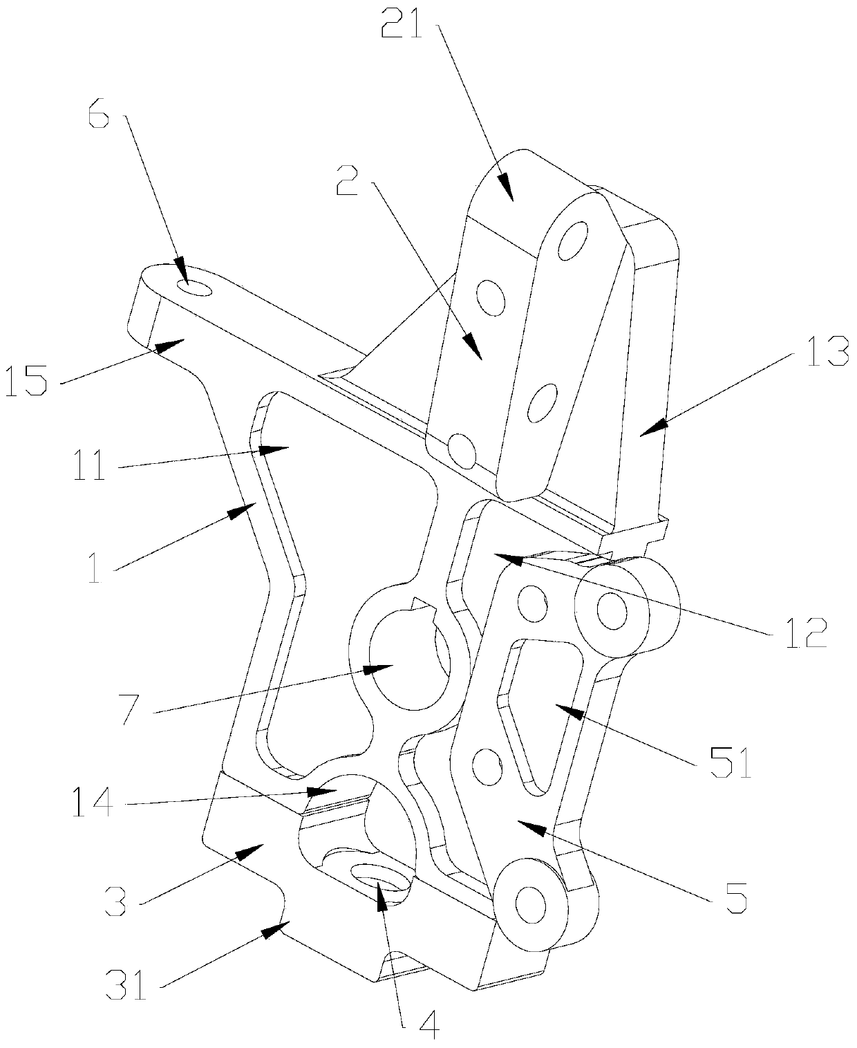 Steering knuckle assembly structure for hub motor driven vehicle