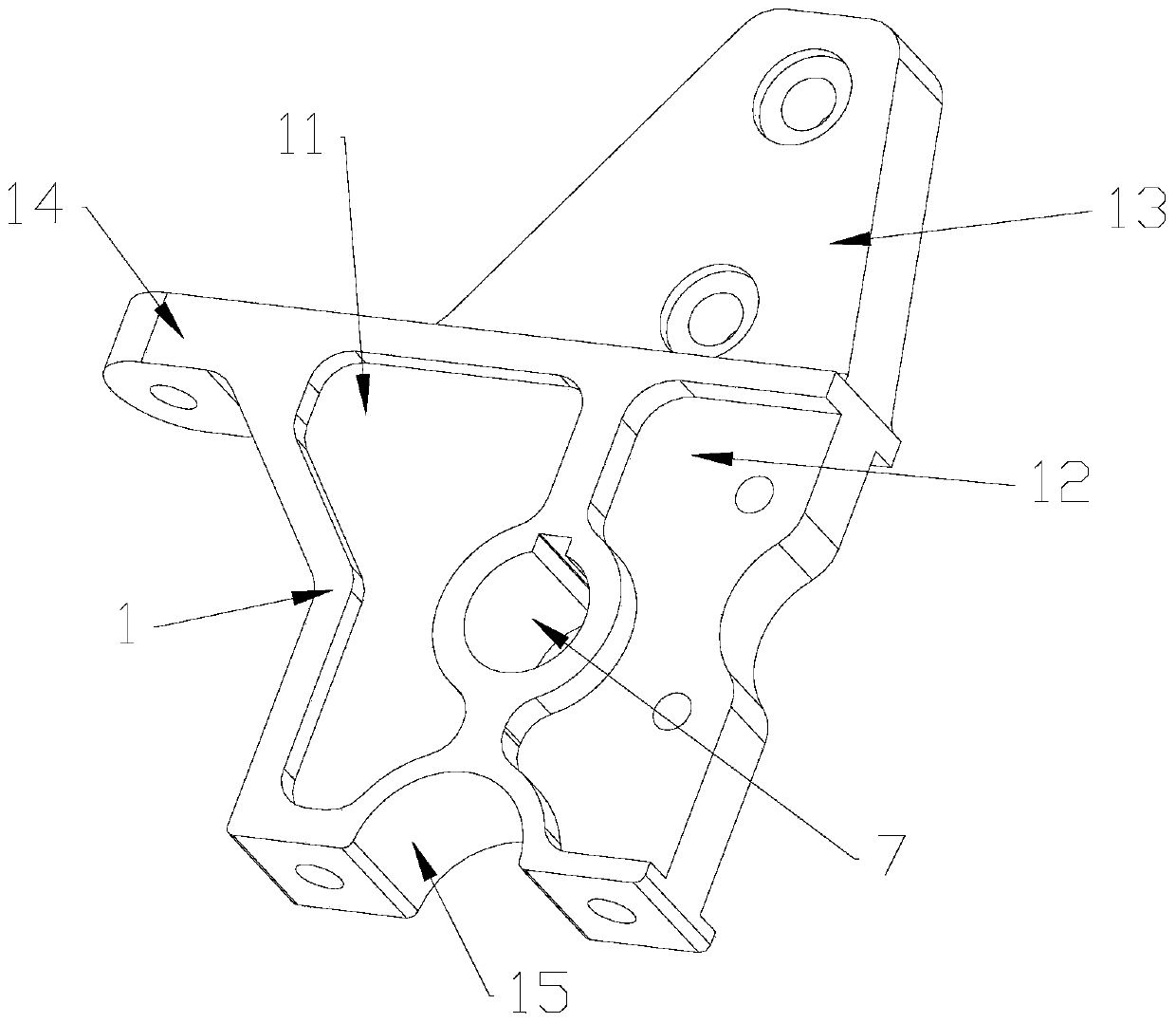 Steering knuckle assembly structure for hub motor driven vehicle