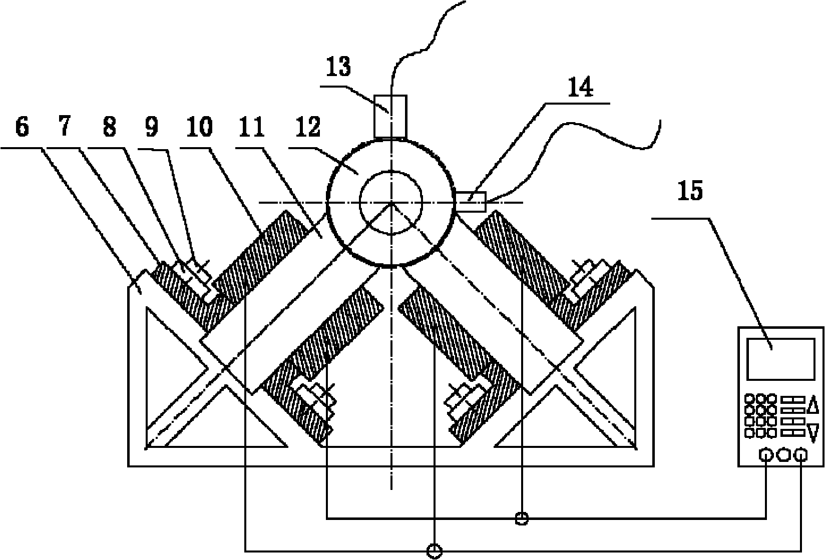 Method for testing dynamic characteristics of lubricating film of sliding bearing