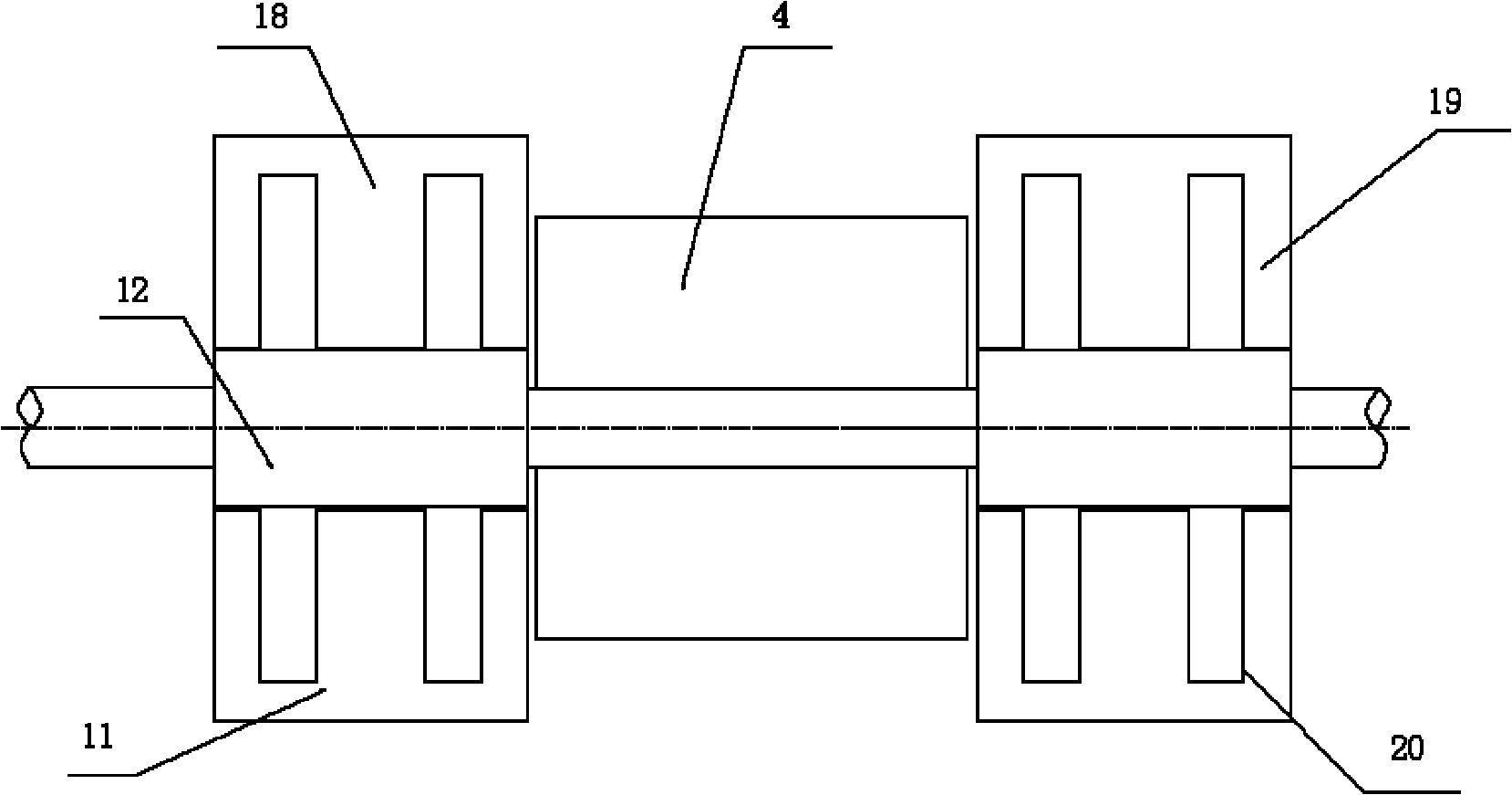 Method for testing dynamic characteristics of lubricating film of sliding bearing