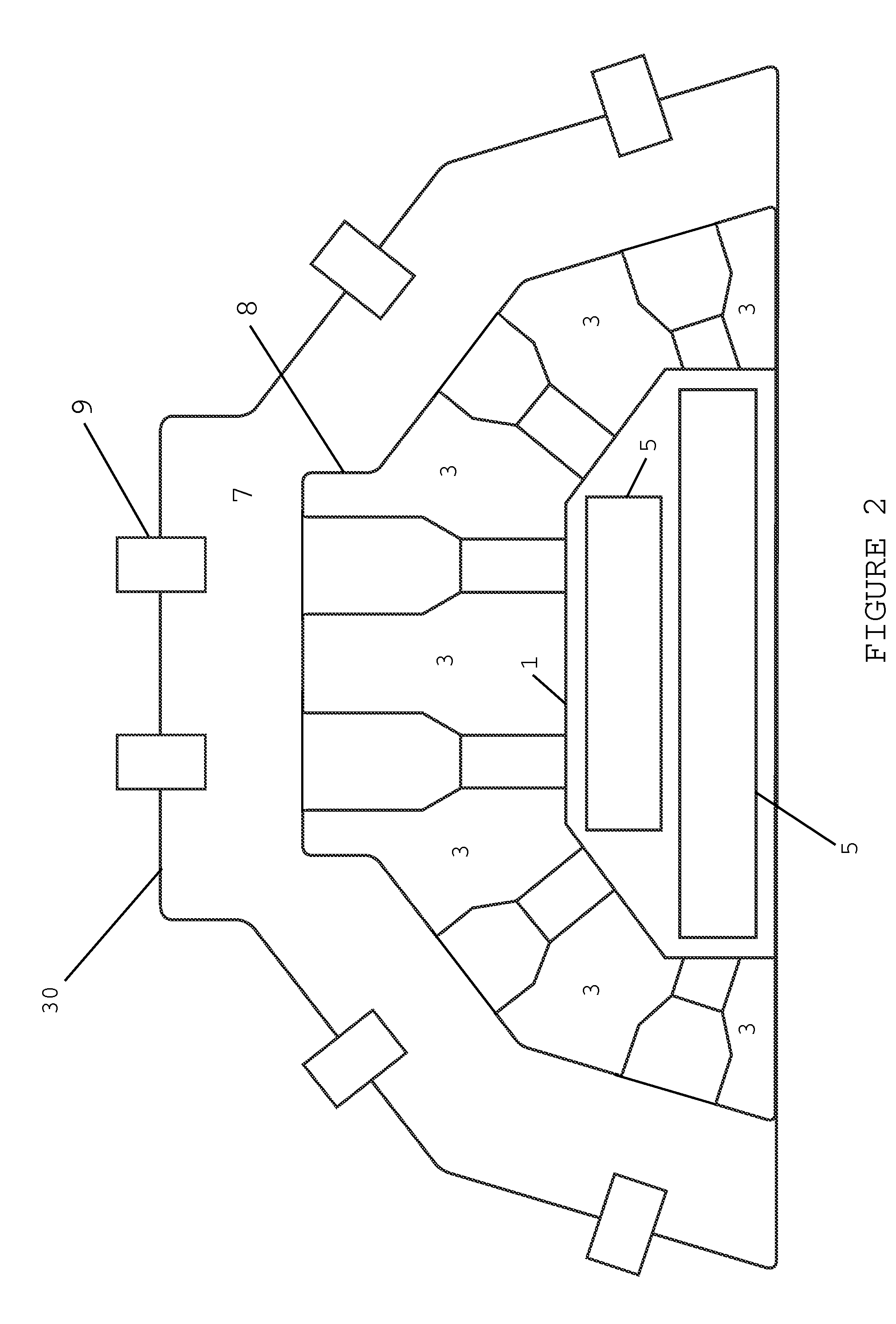 Rotational molding machine and method