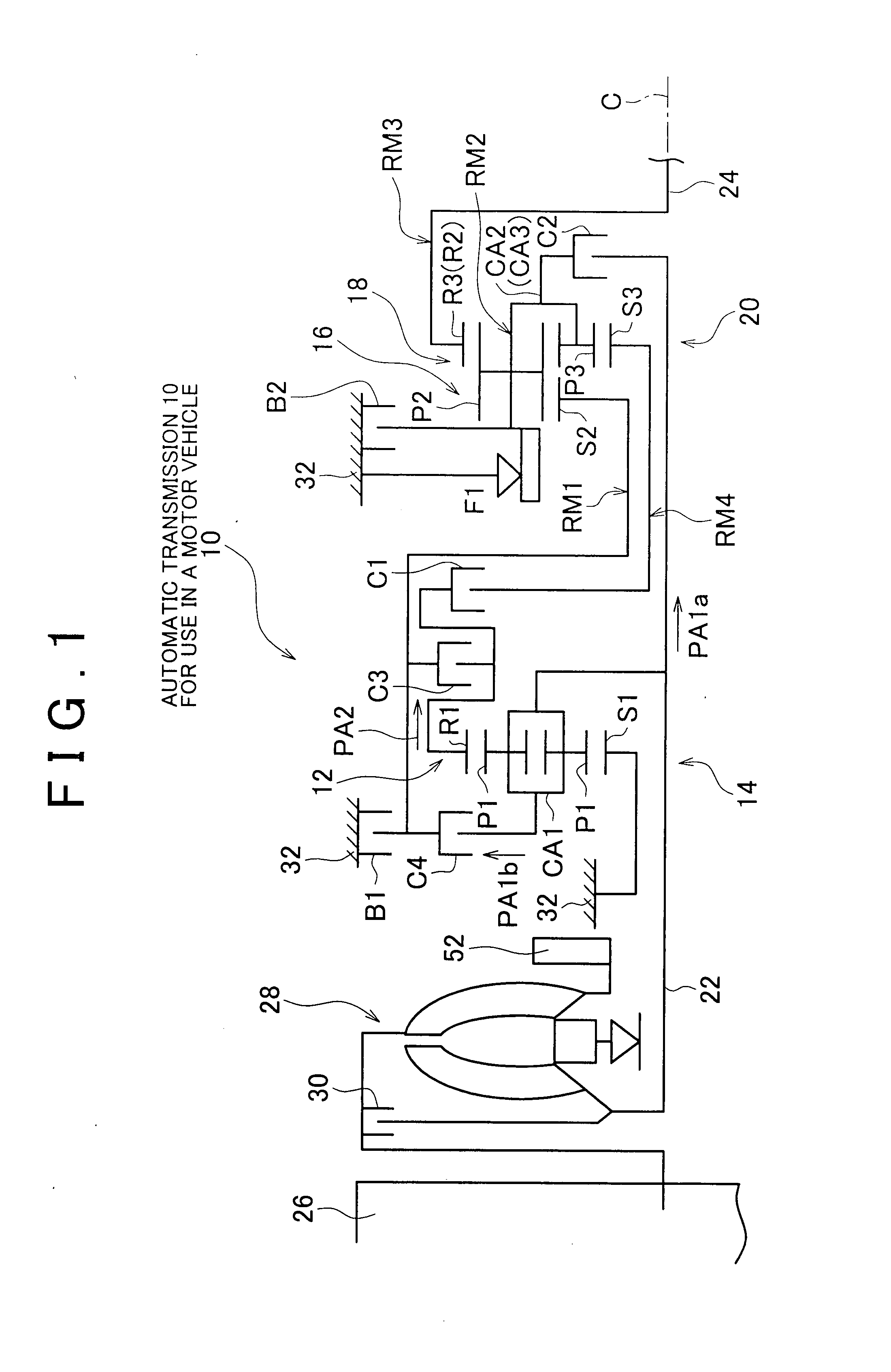 Hydraulic control system for use in a motor vehicle and method for controlling the hydraulic control system