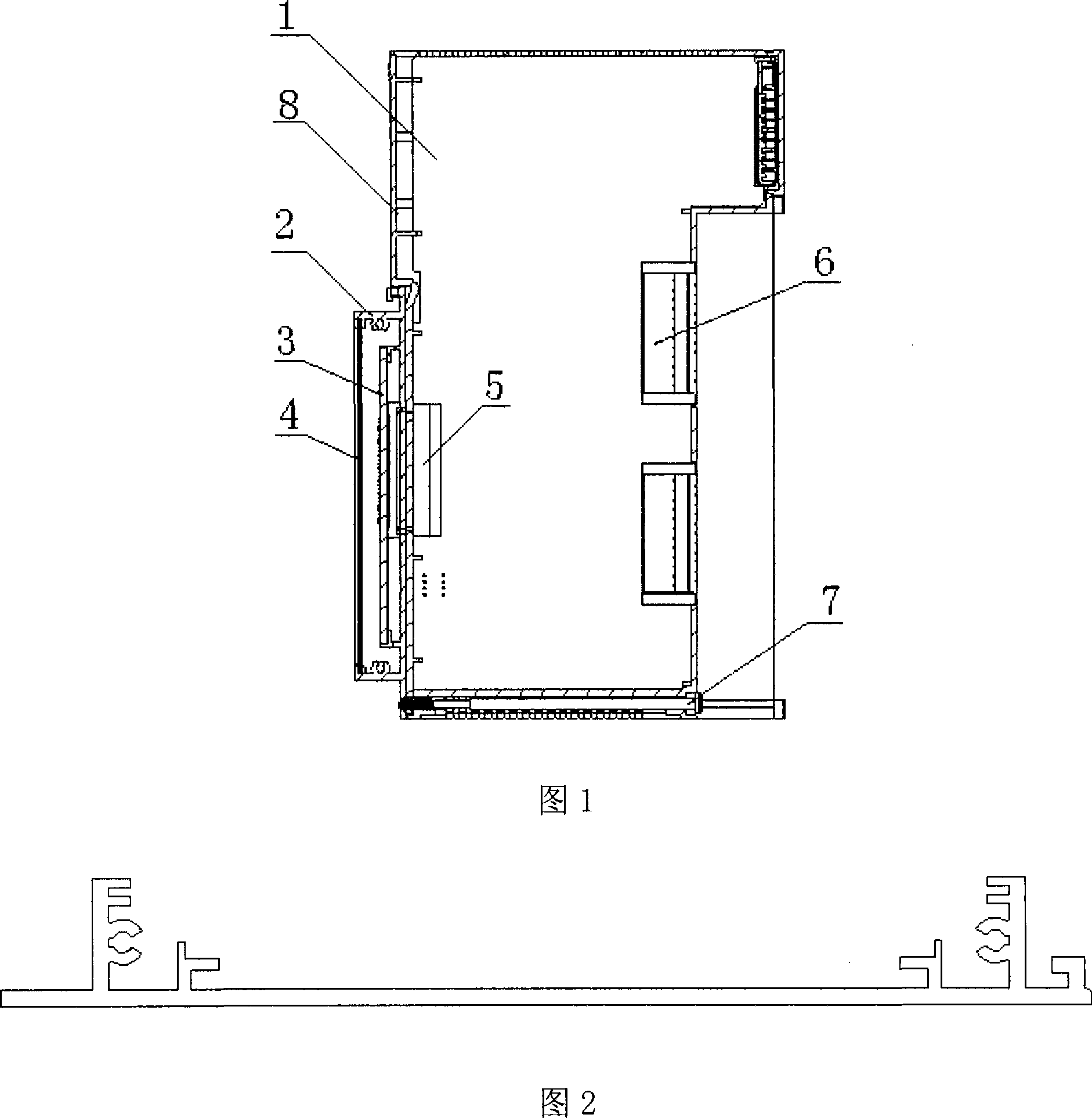 Programmable logic controller module assembling mode