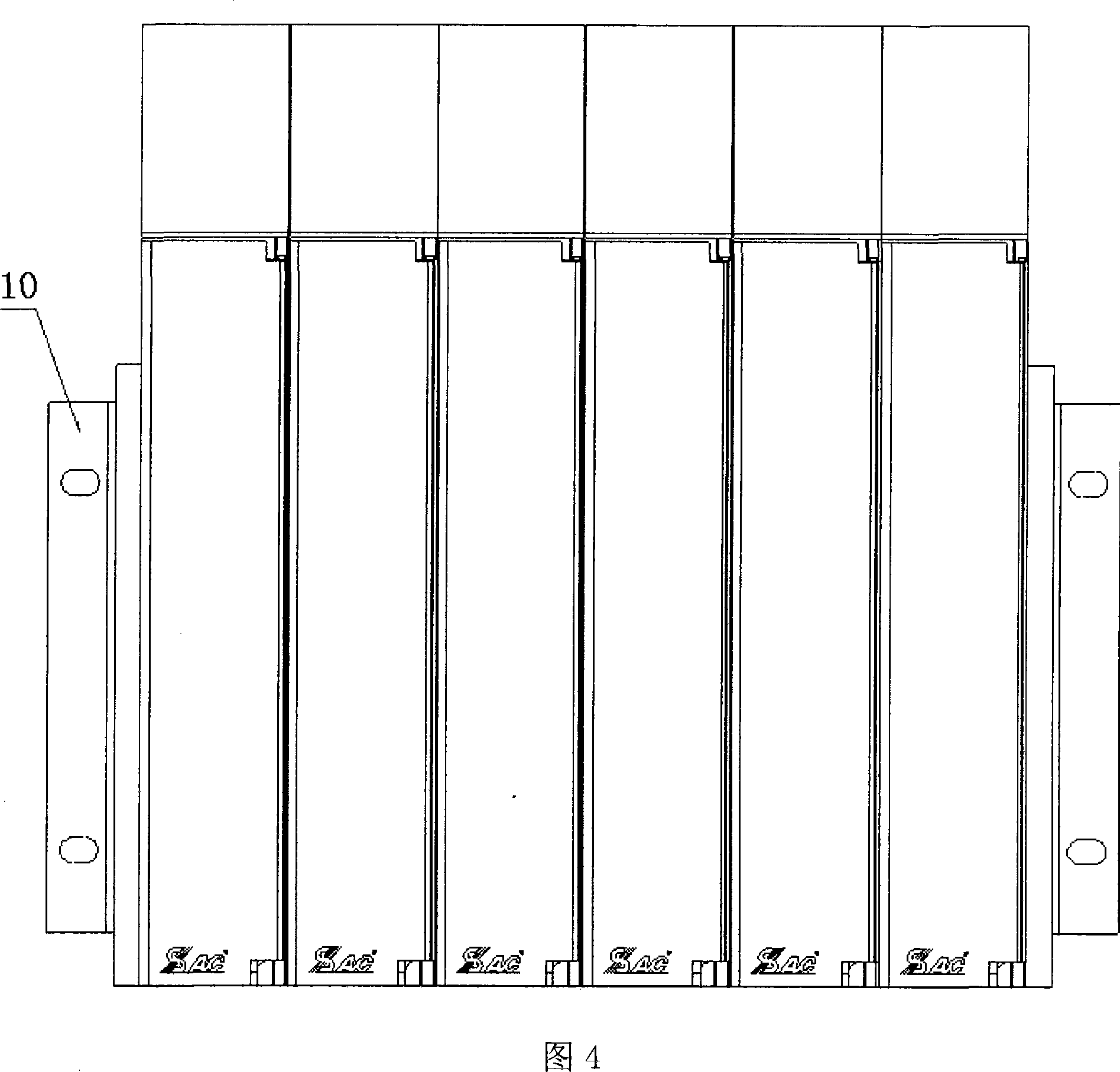 Programmable logic controller module assembling mode