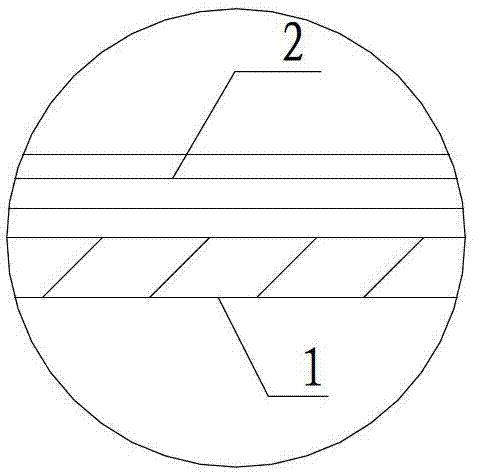 Glass fiber all-winding aluminum liner composite cylinder and manufacturing process thereof