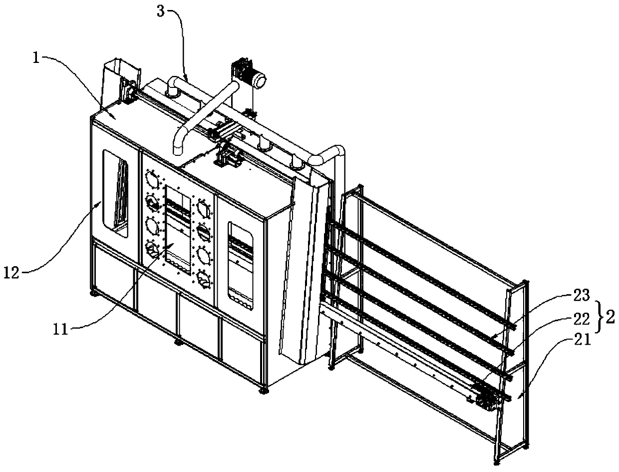 Environmentally-friendly intelligent numerical control sand blasting engraving machine and automatic numerical control sand blasting engraving method