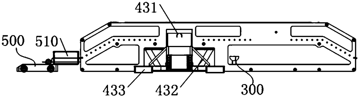 Equipment with functions of cleaning and garbage treatment