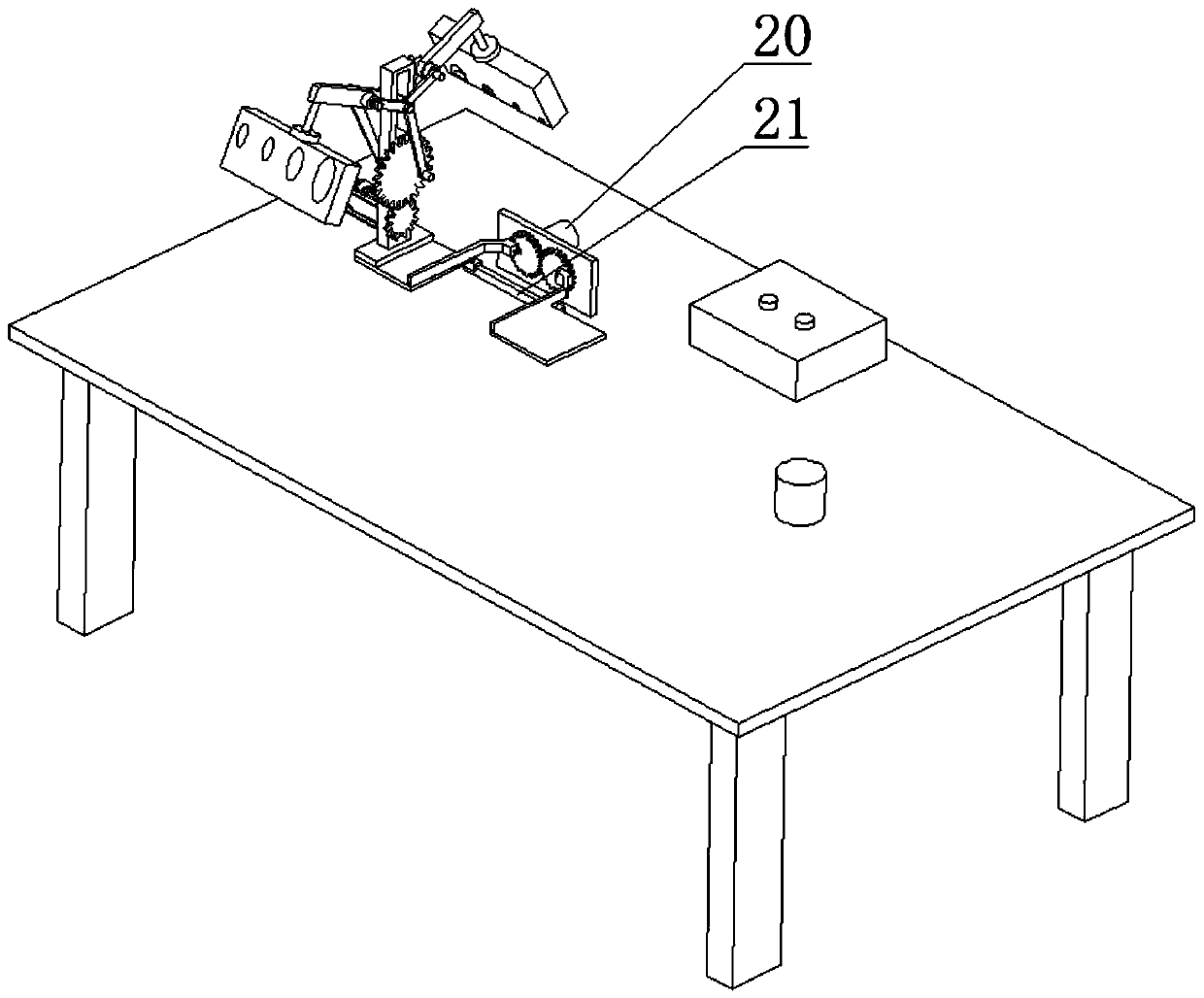 Worktable for medical detection and use method thereof