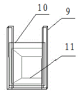 Built-in password window of safety box