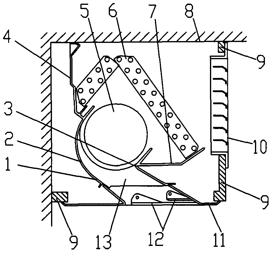 Embedded-type air conditioner indoor machine