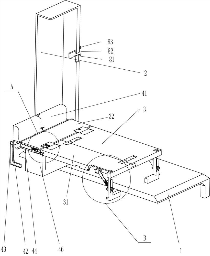 Area-variable storage type iron stand bed