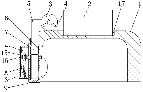 Dust suction grinding wheel cover for surface grinding machine