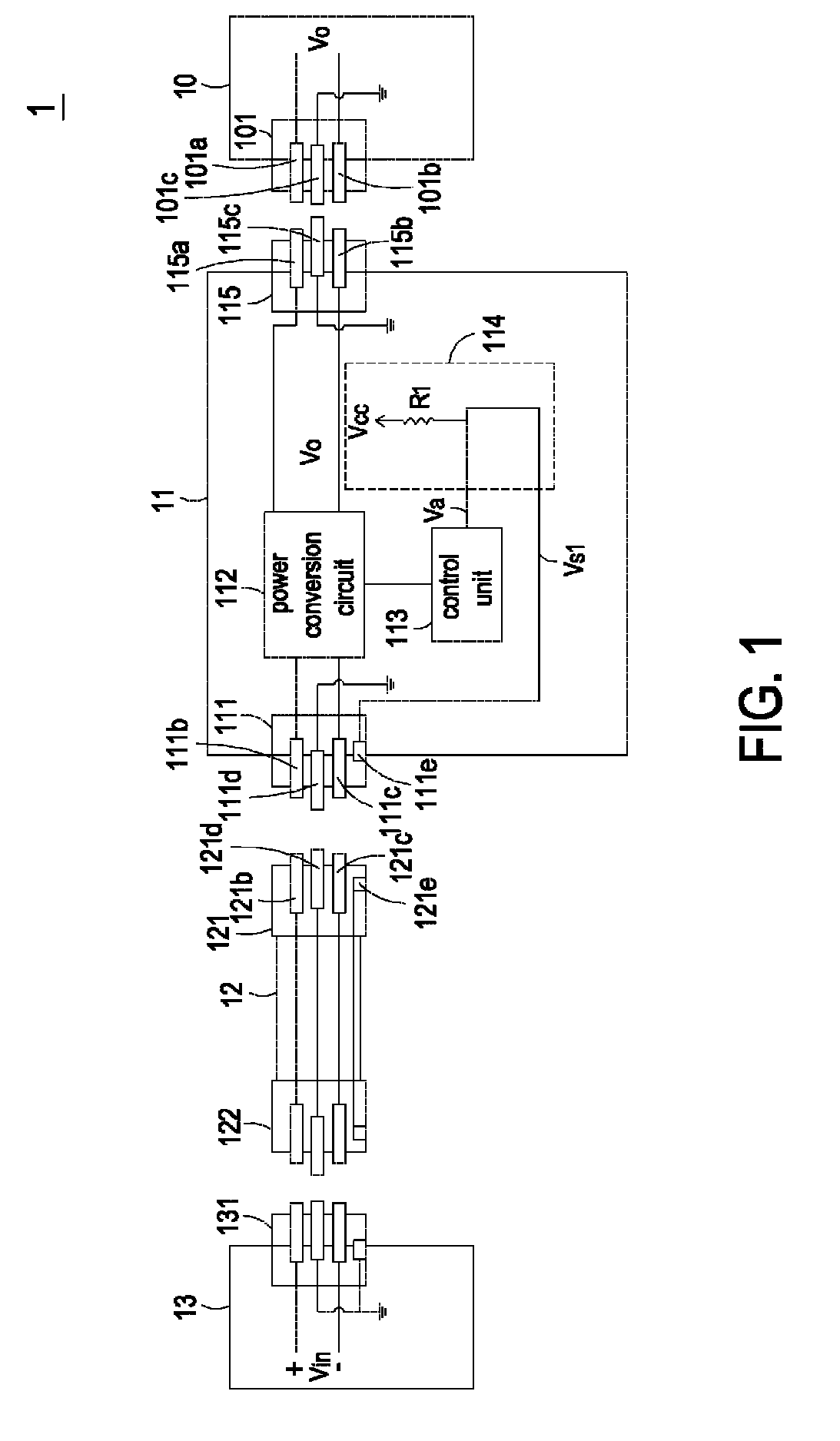 Power supply with arc flash protection mechanism and data-processing system employing same