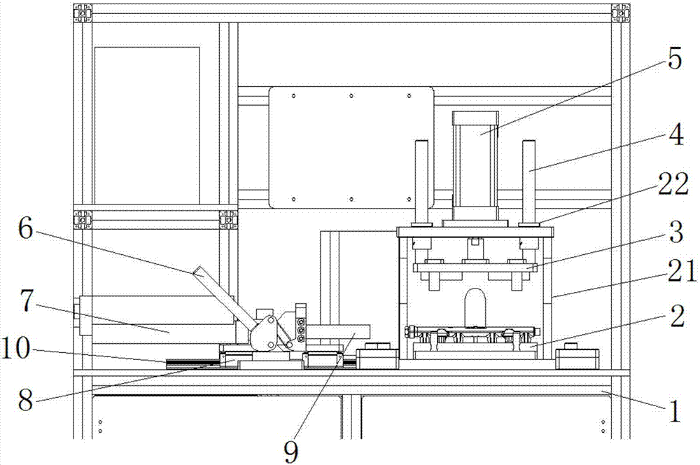 Device used for assembling sealing joint of high-pressure oil rail