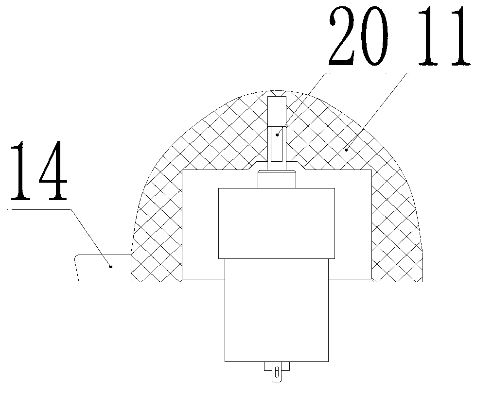 Automatic washing powder putting device