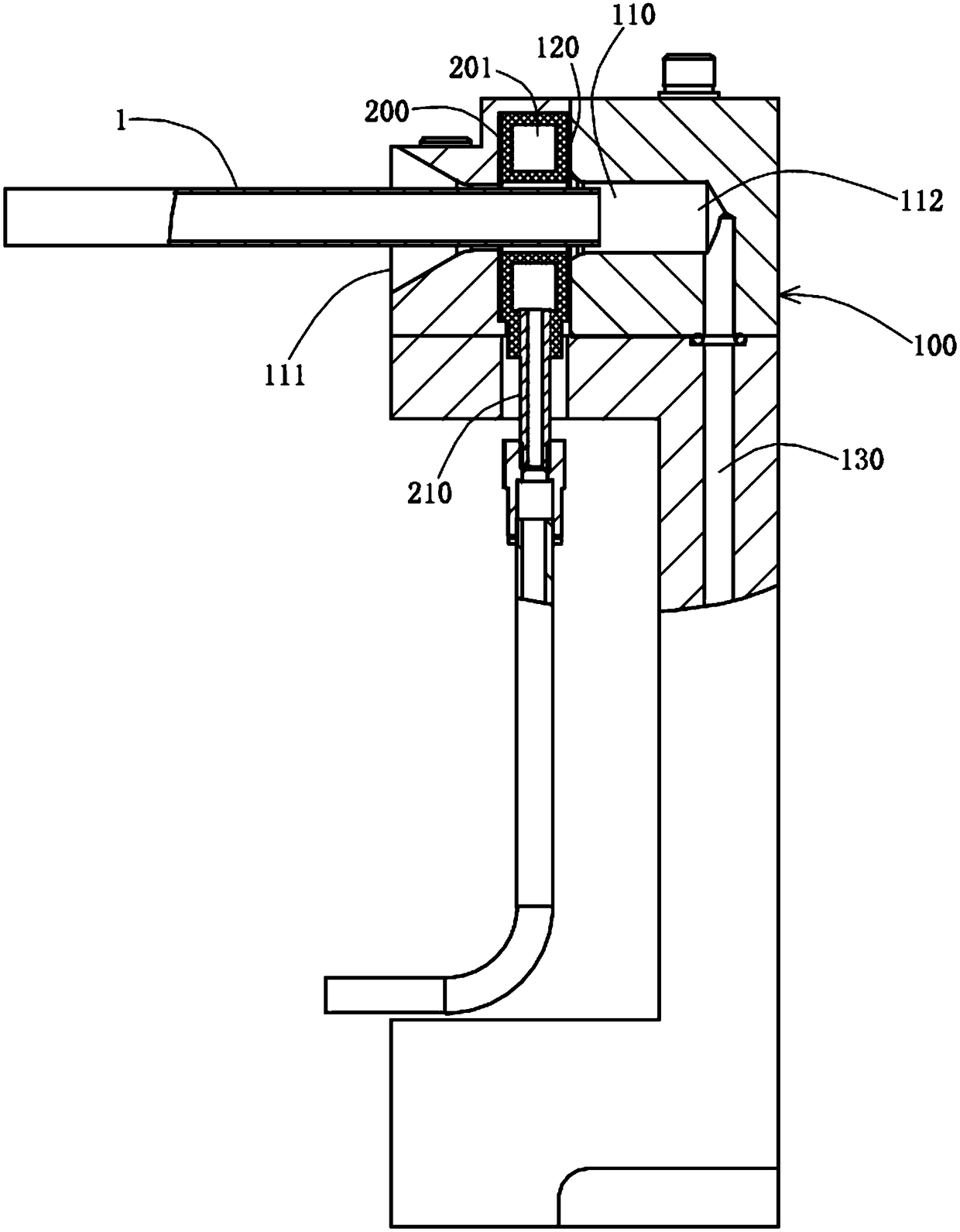 Online automatic copper pipe purging device