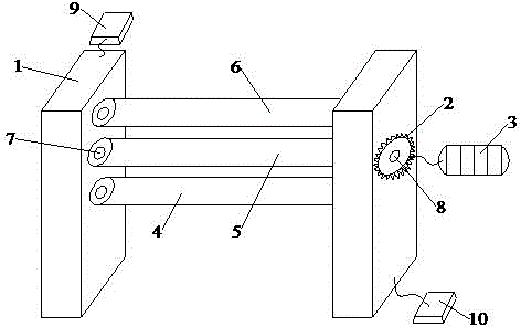 Grain diameter screening type grinding device