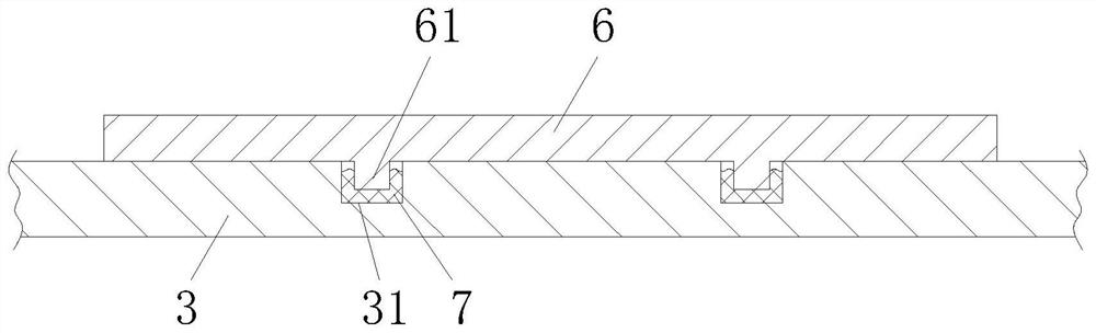 Insulation structure and insulation method for connection point of heating plate pole piece and wires