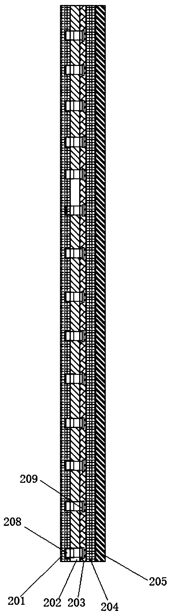 Indoor and outdoor ultra-thin type electric energy-saving heating assembly