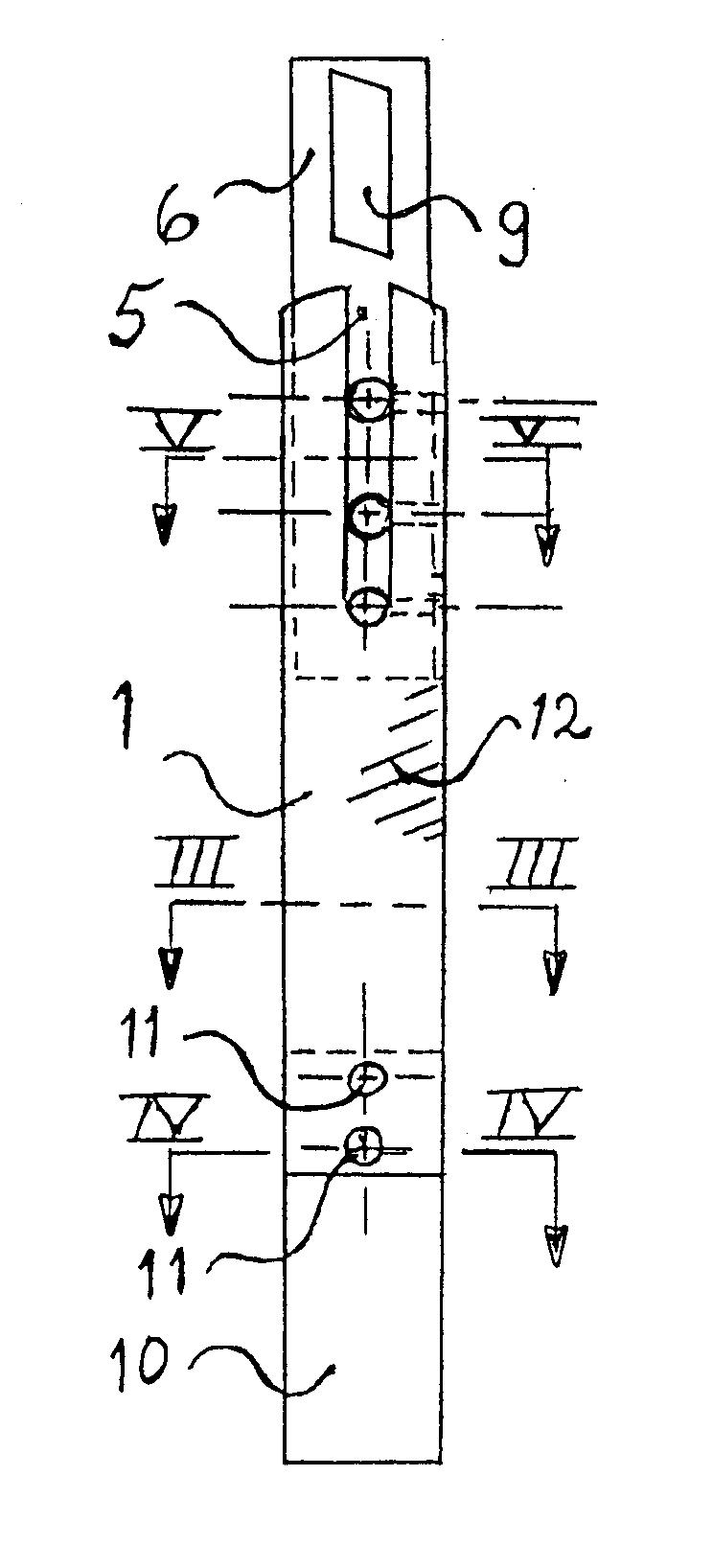 Bendable pole for wire-rope safety fences